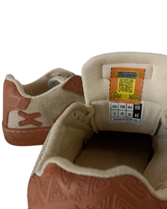 Seringô shoes with SICPA label