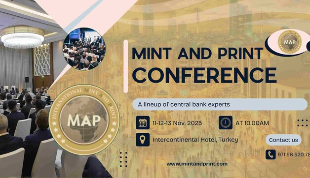 Mint and Print Conference 2025 for SICPA banner 