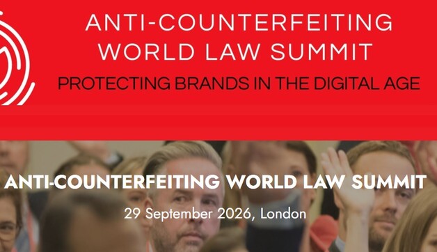 Anti‑Counterfeiting World Law Summit, London, September 2026