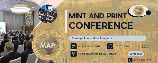 Mint and Print Conference 2025 for SICPA banner 