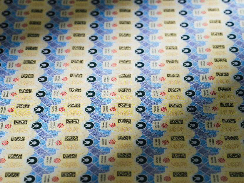 Label printing SICPA RMC