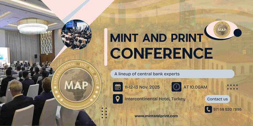 Mint and Print Conference 2025 for SICPA banner 